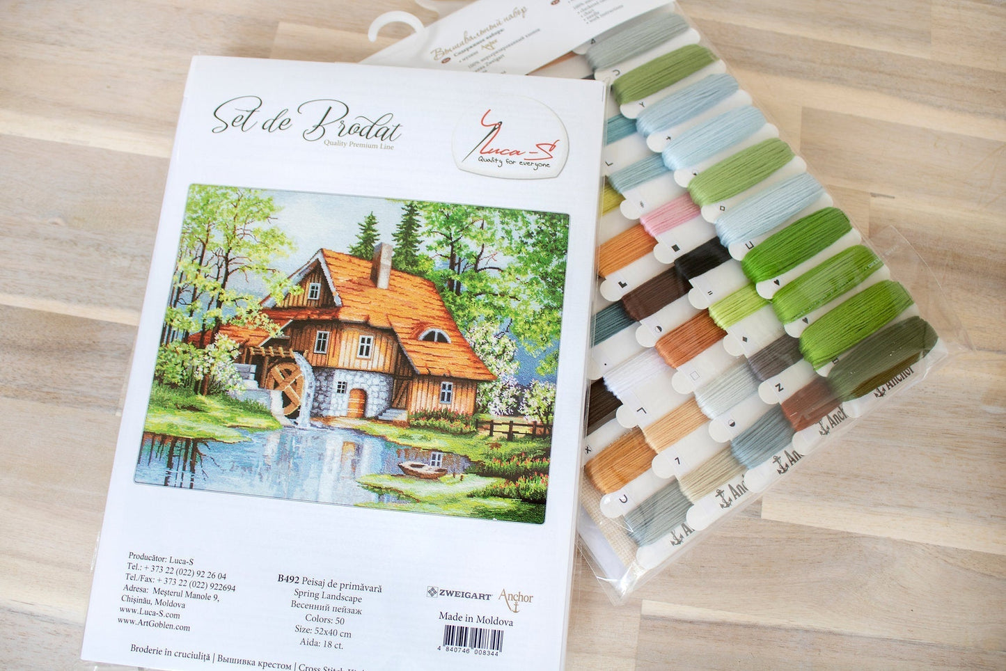 Cross Stitch Kit Luca-S - Spring Landscape, B492
