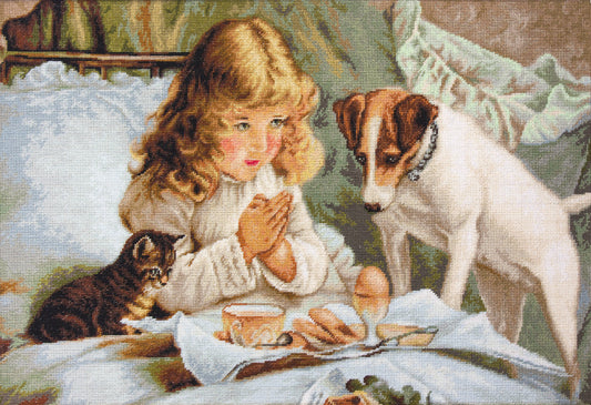 Cross Stitch Kit Luca-S - The Prayer, B557