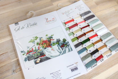 Cross Stitch Kit Luca-S - Still Life of Red Currants, B2262