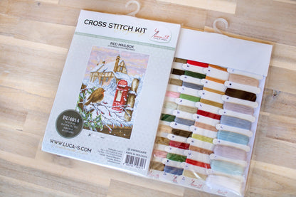 Cross Stitch Kit Luca-S - Red Mail Box, BU4014