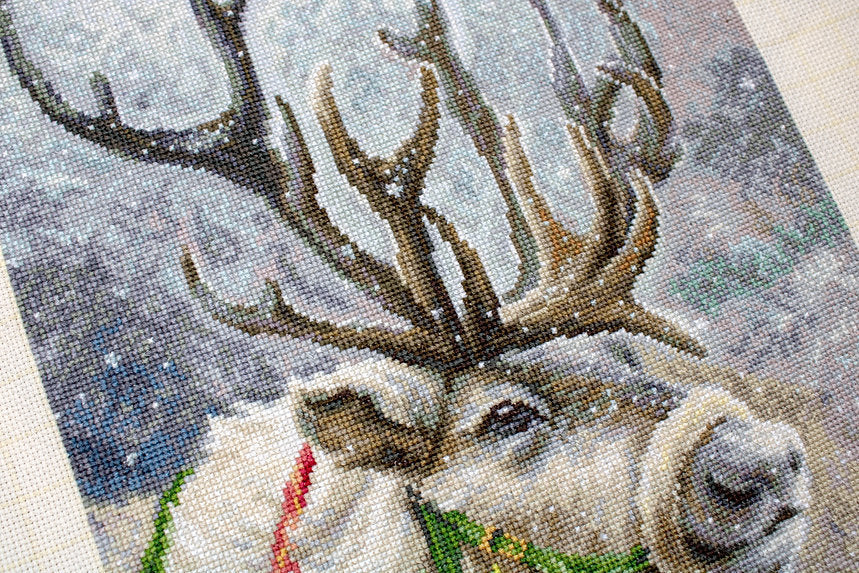 Petit Point Kit Luca-S - Christmas Deer G598