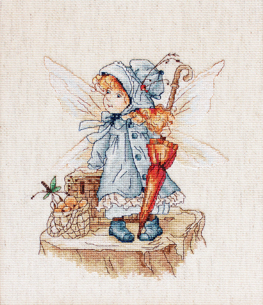 Cross Stitch Kit Luca-S - The Autumn Fairy, B1110