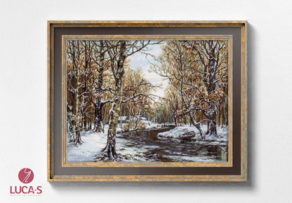 Cross Stitch Kit Luca-S - First Snow, B597