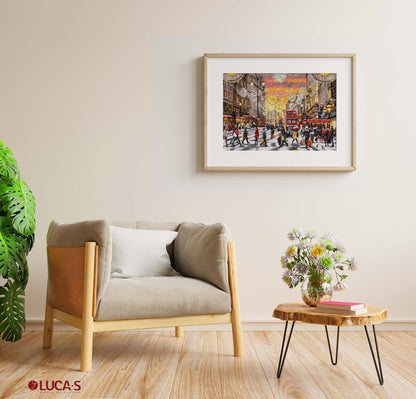 Cross Stitch Kit Luca-S GOLD - Christmas Shopping, BU5007