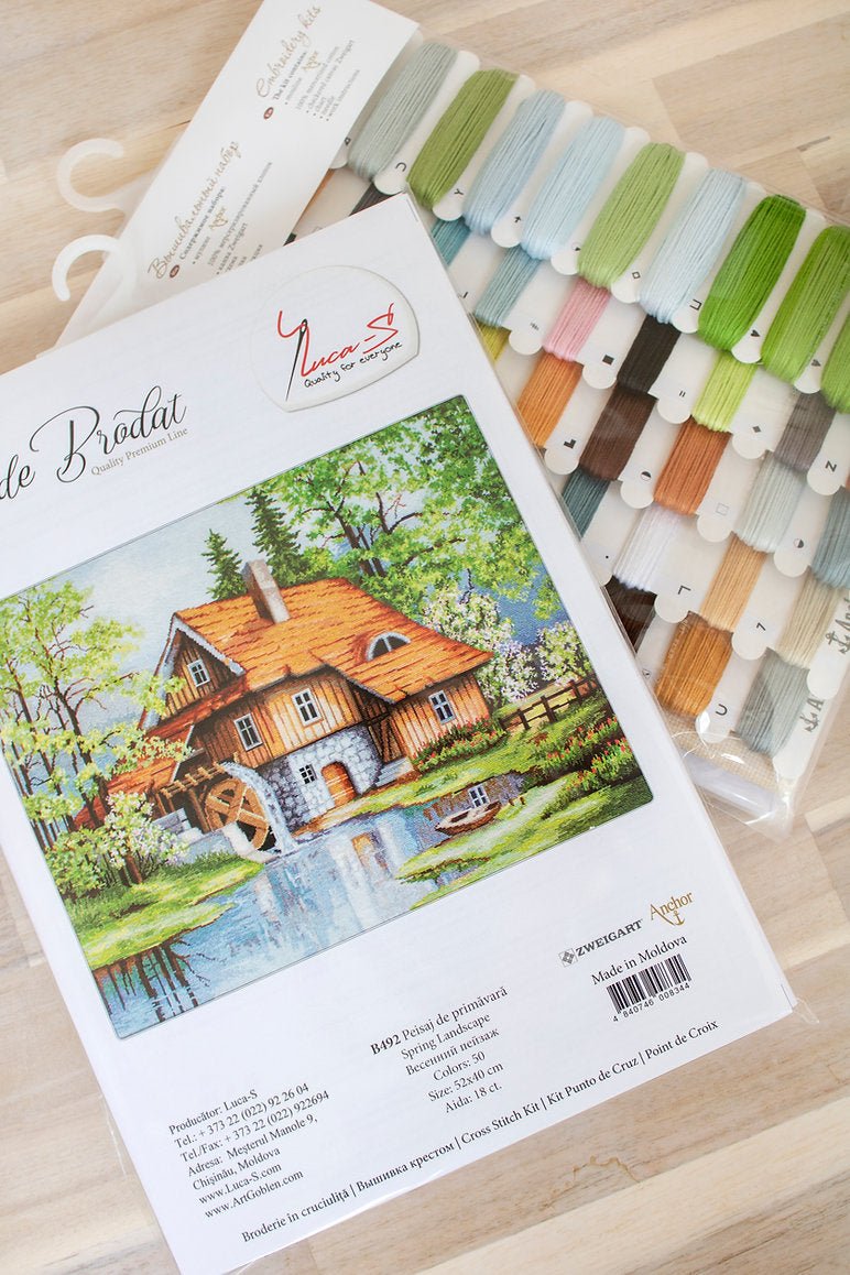Cross Stitch Kit Luca-S - Spring Landscape, B492