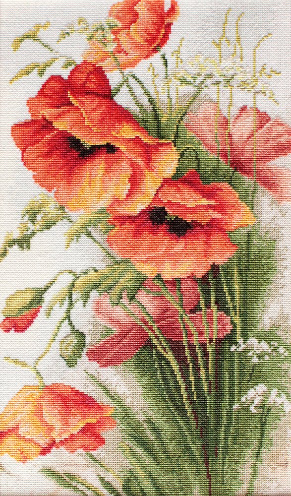 Cross Stitch Kit Luca-S - Poppies B213