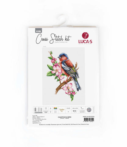 Cross Stitch Kit Luca-S - Chaffinch Bird, B1196