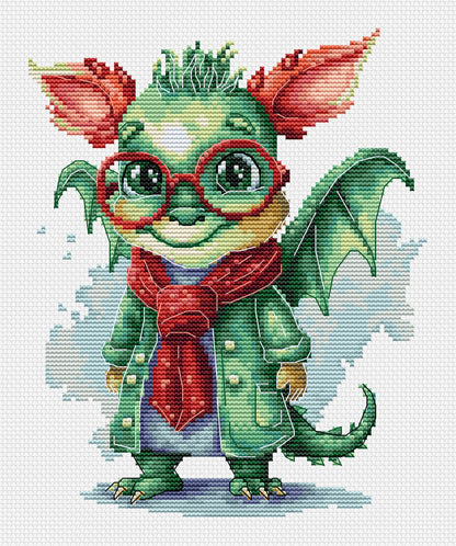 Cross Stitch Kit Luca-S - The Elegant Dragon, B1407