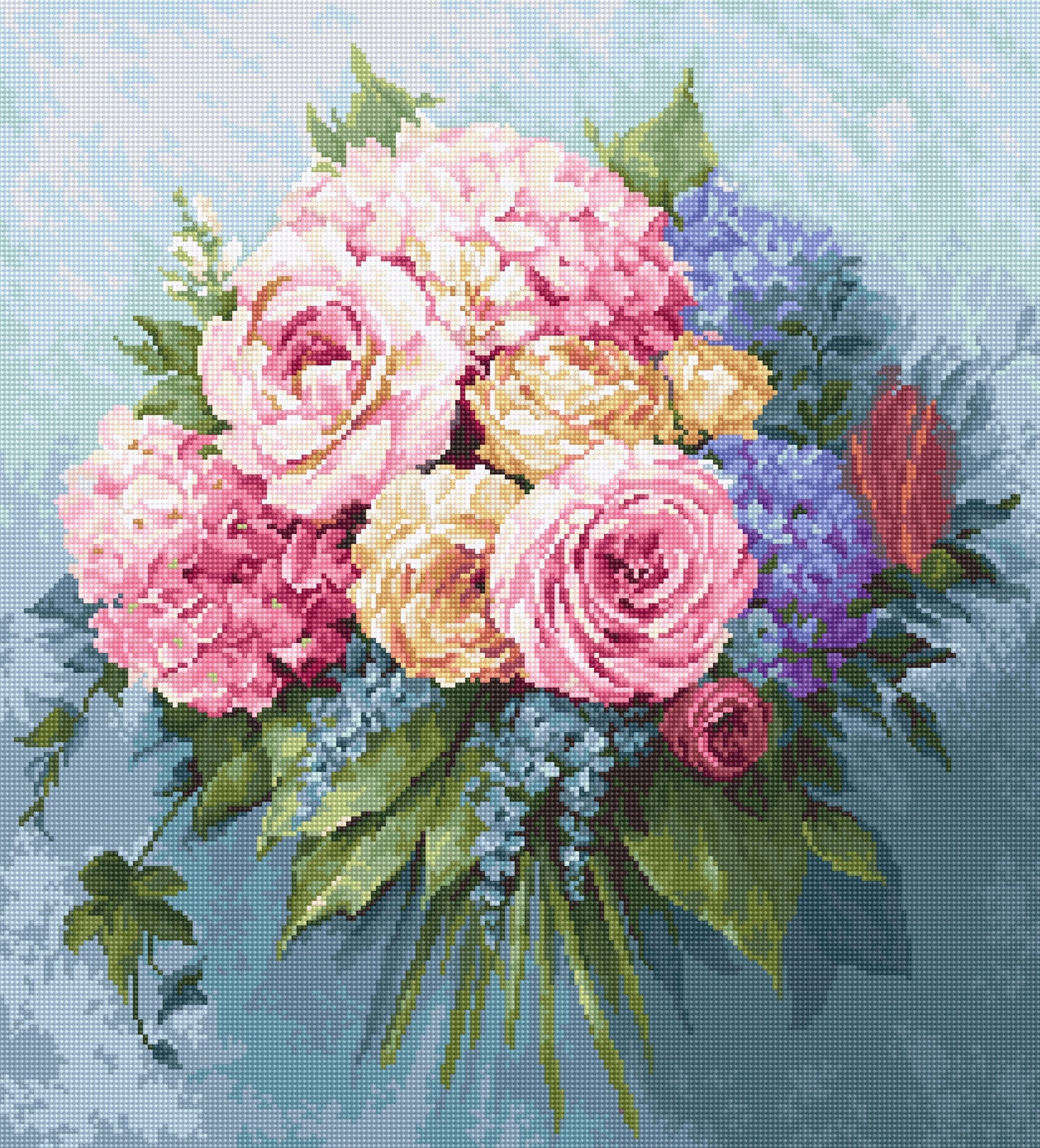 Cross Stitch Kit Luca-S - Bouquet, B2371