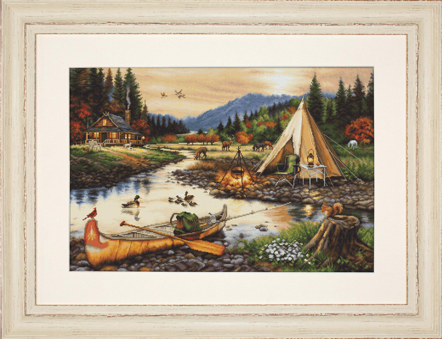 Cross Stitch Kit Luca-S GOLD - Gold Creek, B2409