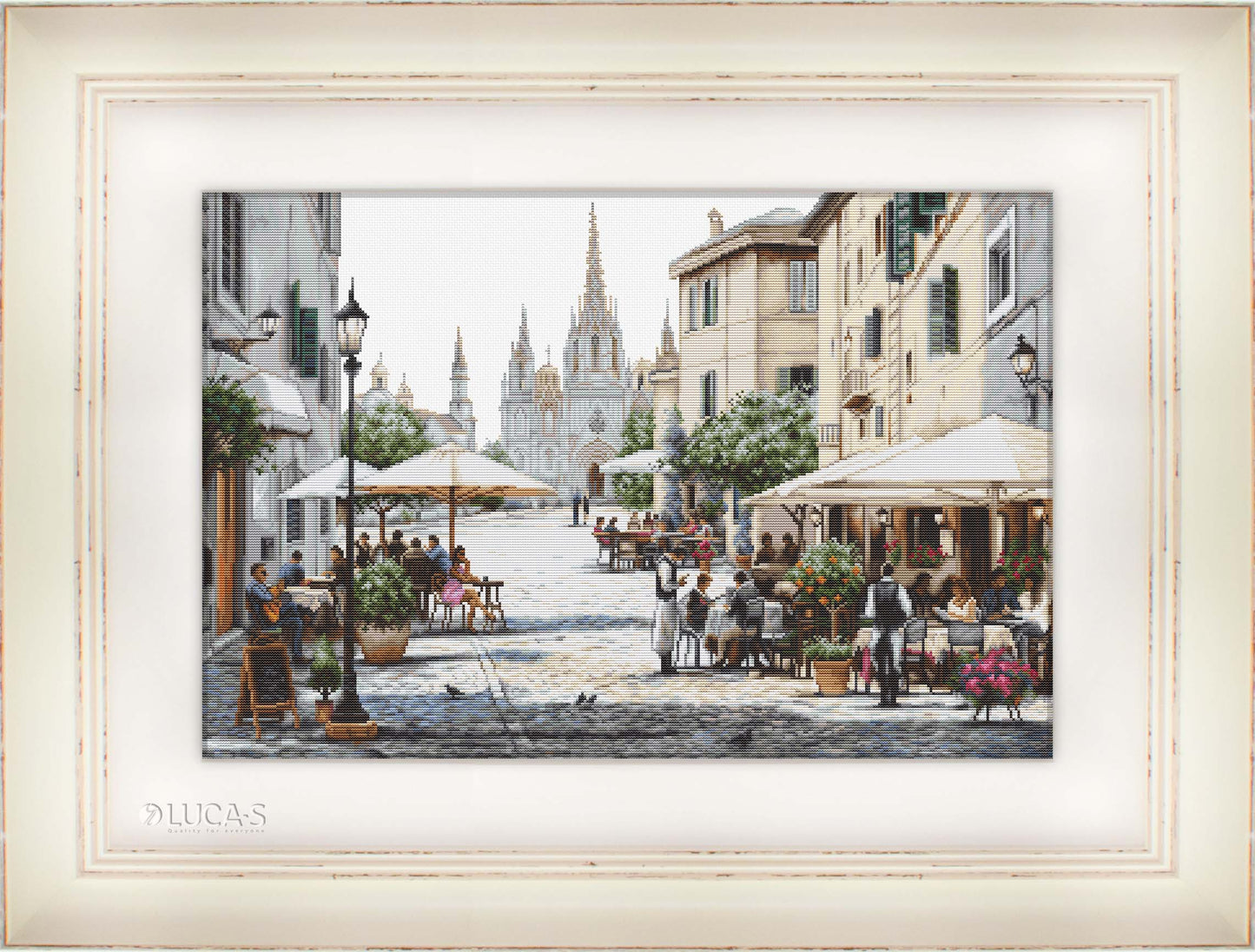 Cross Stitch Kit Luca-S - Barcelona Cathedral, B2411