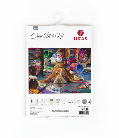 Cross Stitch Kit Luca-S Gold - Picasso's Colors, B2421