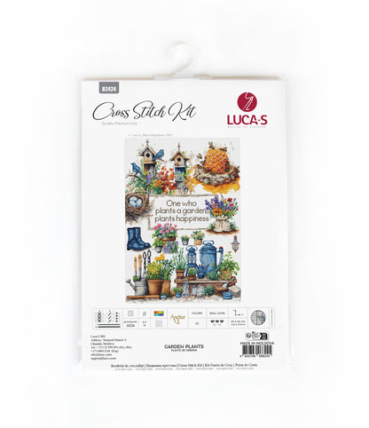 Cross Stitch Kit Luca-S - Garden Plants, B2424