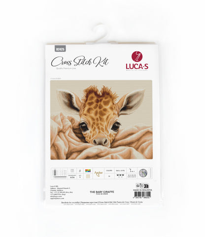 Cross Stitch Kit Luca-S - The Baby Giraffe, B2425