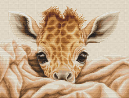 Cross Stitch Kit Luca-S - The Baby Giraffe, B2425