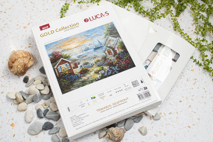 Cross Stitch Kit Luca-S - Tranquil Seafront, B619