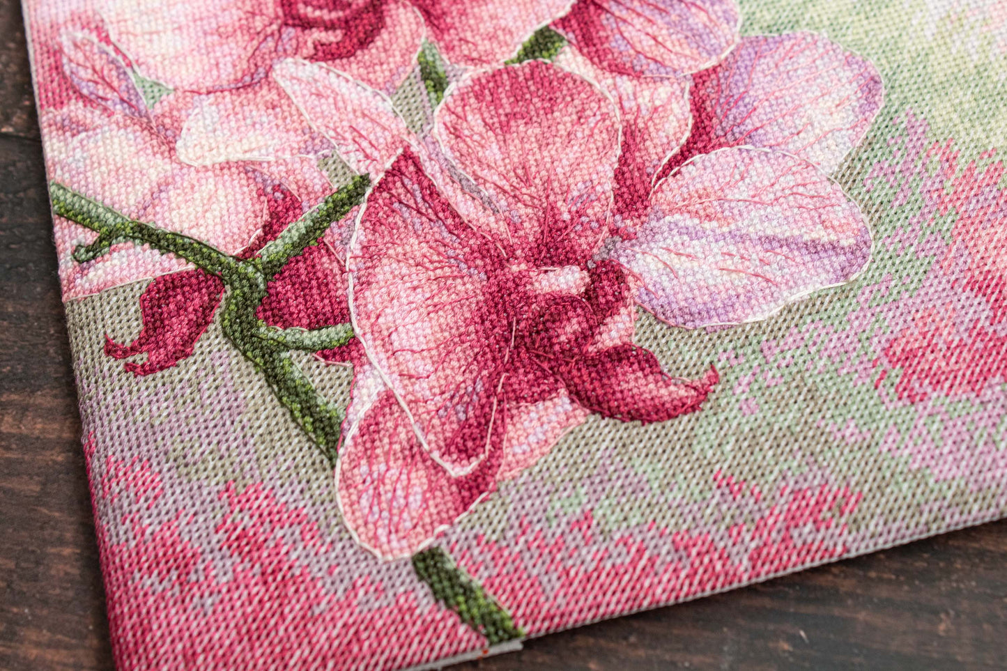 Cross Stitch Kit Luca-S - Graceful Orchids B7009