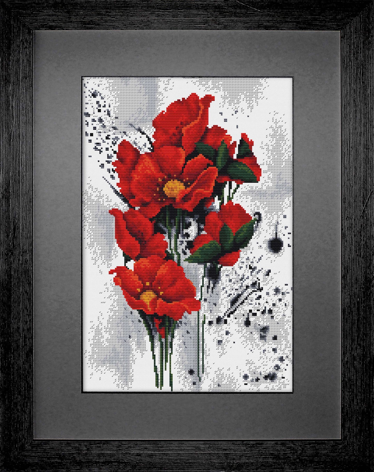 Cross Stitch Kit Luca-S - The Poppies, B7014