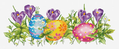 Cross Stitch Kit Luca-S - Crocus, B7016