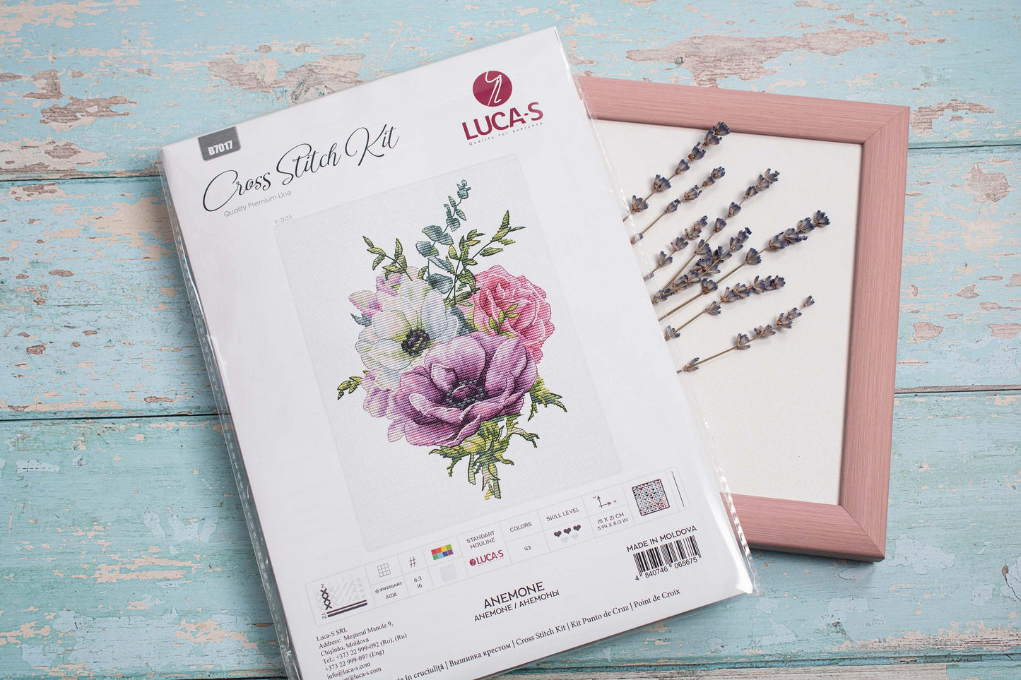 Cross Stitch Kit Luca-S - Anemone, B7017