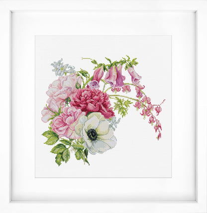 Cross Stitch Kit Luca-S - Spring Bouquet, B7018