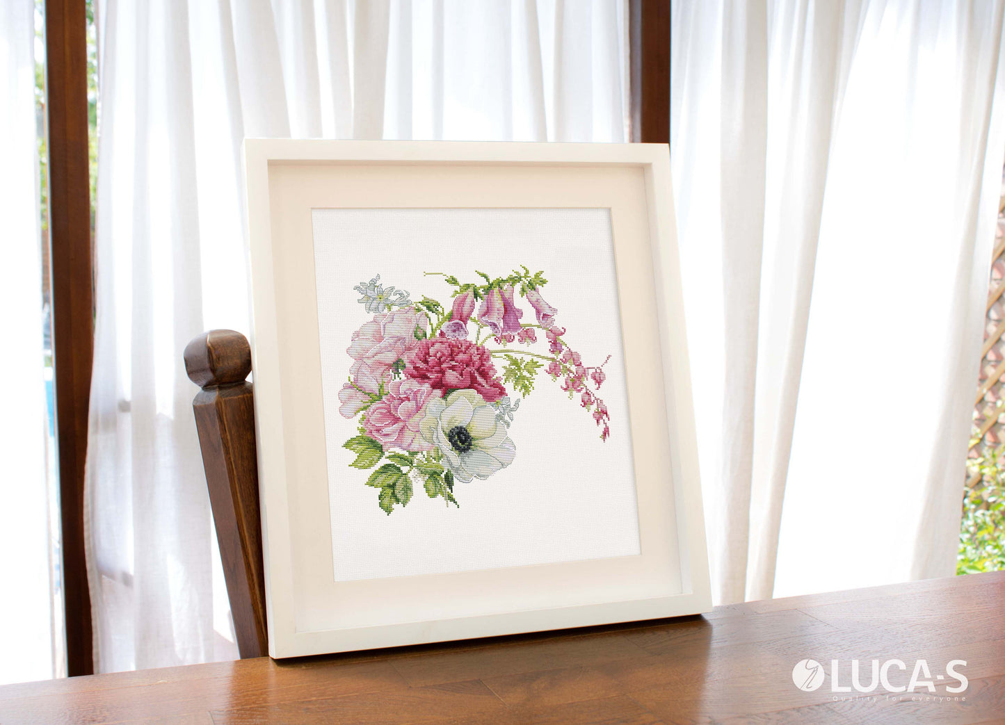 Cross Stitch Kit Luca-S - Spring Bouquet, B7018