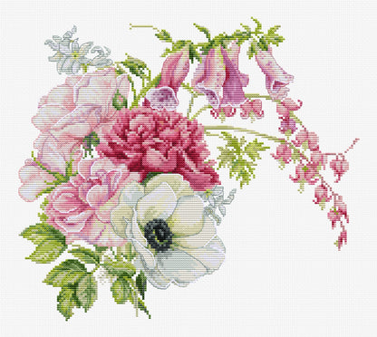 Cross Stitch Kit Luca-S - Spring Bouquet, B7018