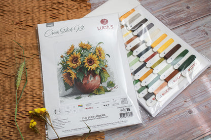 Cross Stitch Kit Luca-S - The Sunflowers, B7021