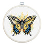 Cross Stitch Kit with Hoop Included Luca-S - Swallowtail Butterfly, BC101