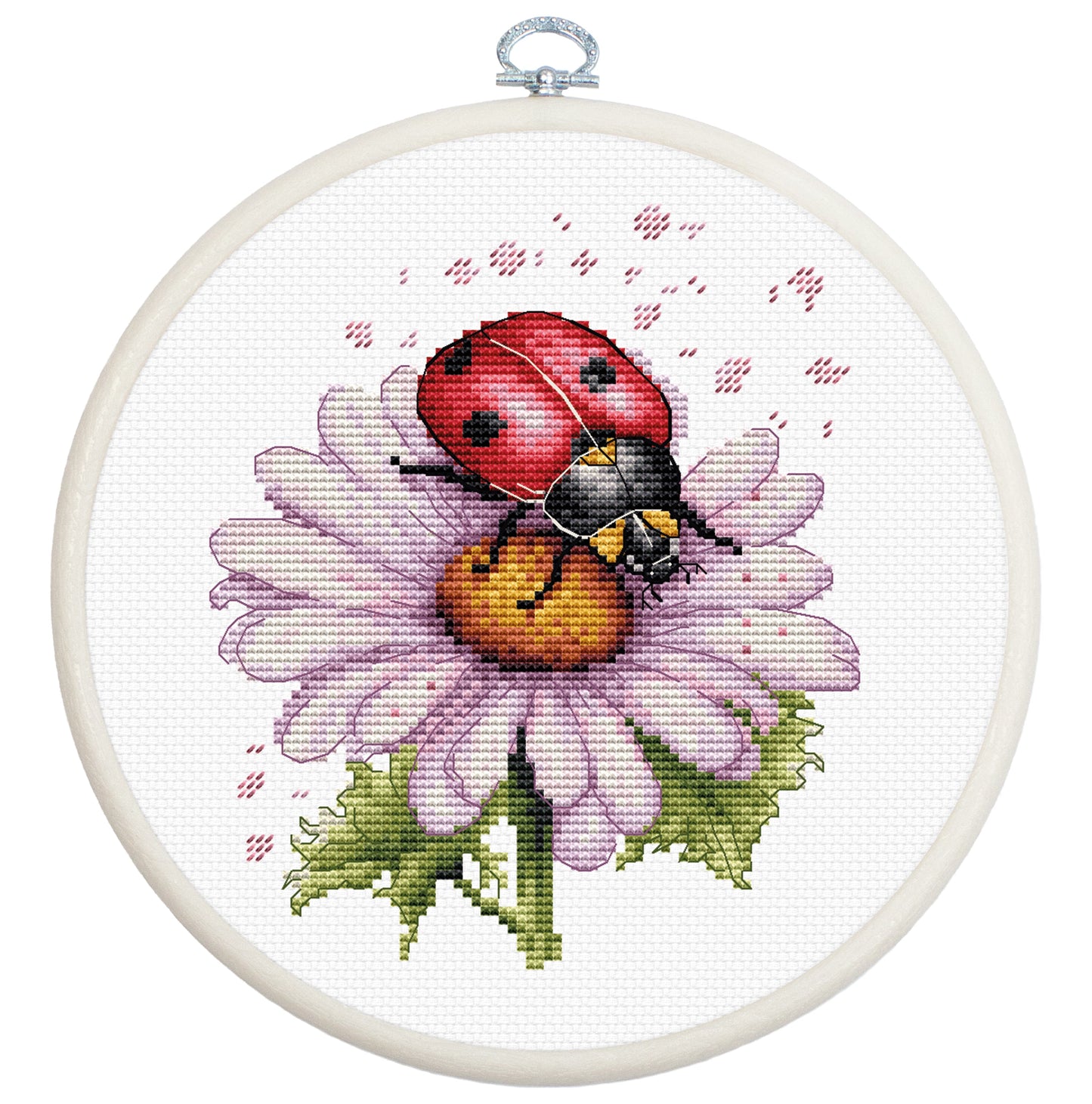 Cross Stitch Kit with Hoop Included Luca-S - Field Flower, BC231