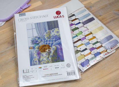 Cross Stitch Kit Luca-S - Cozy Armchair, BU5016