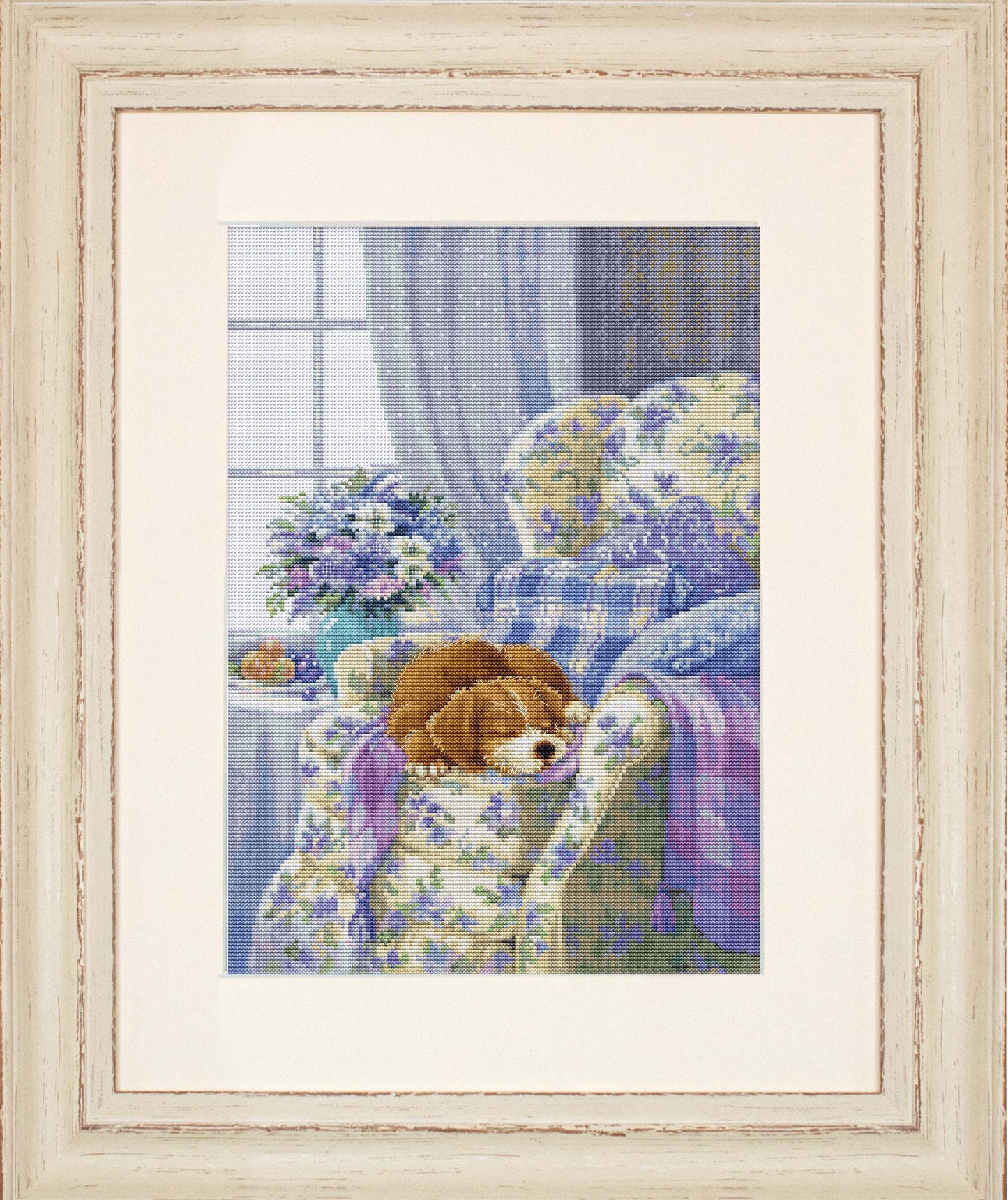 Cross Stitch Kit Luca-S - Cozy Armchair, BU5016