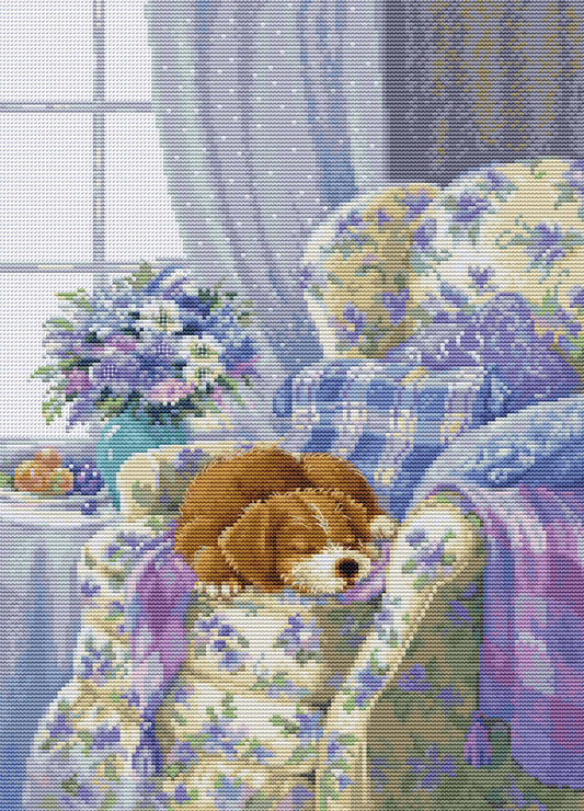 Cross Stitch Kit Luca-S - Cozy Armchair, BU5016