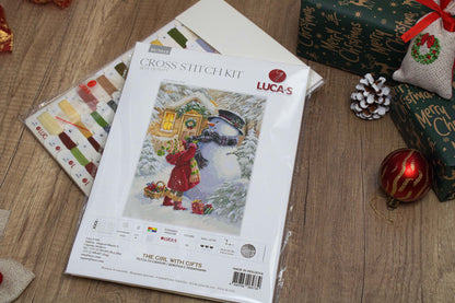 Cross Stitch Kit Luca-S - The Girl With Gifts, BU5018