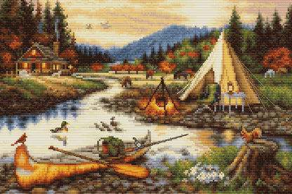 Cross Stitch Kit Luca-S - Gold Creek, BU5021