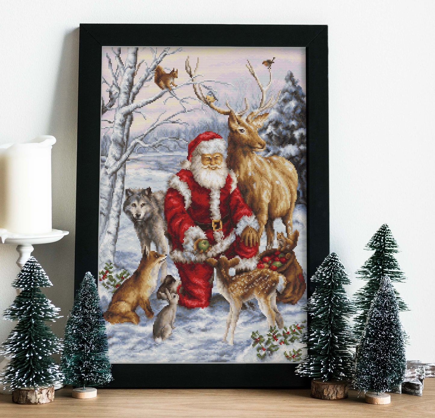 Cross Stitch Kit Luca-S GOLD - The Forest Friends, BU5022