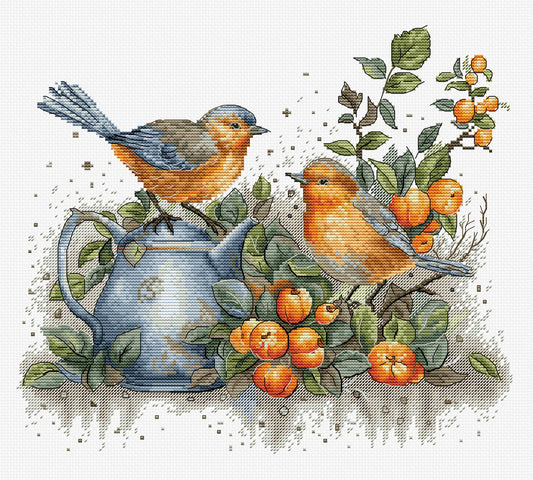 Cross Stitch Kit Luca-S - Song of The Birds, BU5031