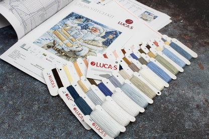 Cross Stitch Kit Luca-S - Santa and Pressies, BU5034