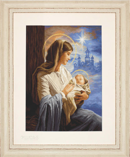 Cross Stitch Kit Luca-S - Saint Mary and The Child, B617