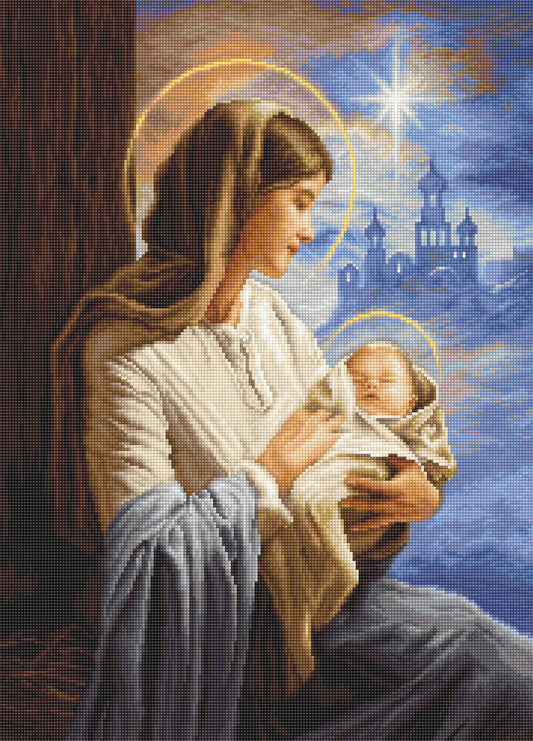 Cross Stitch Kit Luca-S - Saint Mary and The Child, B617