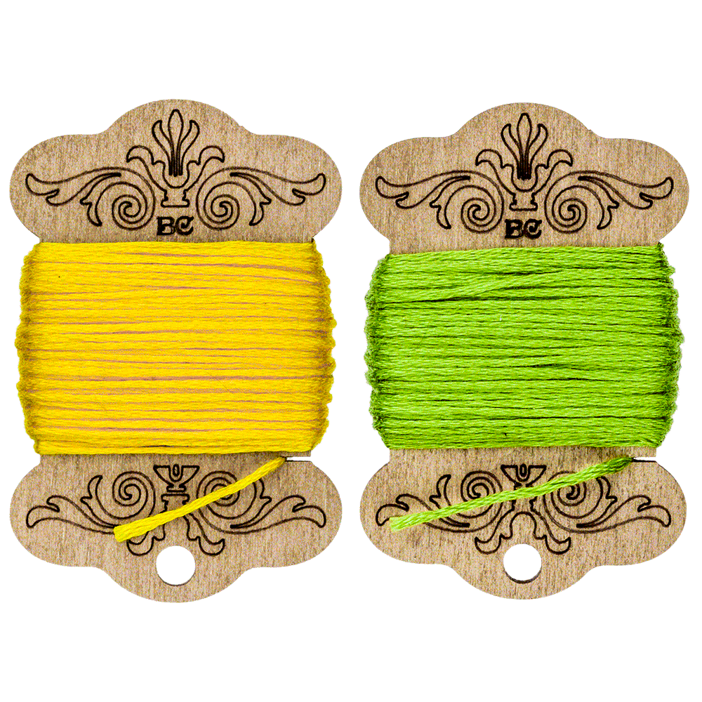 Floss Bobbins, Wooden Thread Bobbins - Thread Organizers