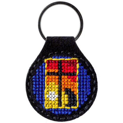 Key Chain Needlecraft Kit - Cross Stitch Kits on Leather