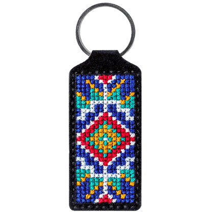 Key Chain Needlecraft Kit - Cross Stitch Kits on Leather