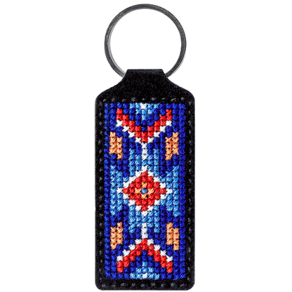 Key Chain Needlecraft Kit - Cross Stitch Kits on Leather