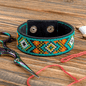 Bracelet Needlecraft Kit - Cross Stitch Kits on Leather