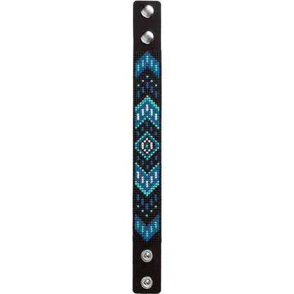 Bracelet Needlecraft Kit - Cross Stitch Kits on Leather