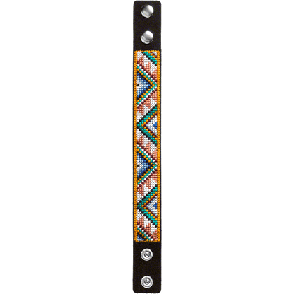 Bracelet Needlecraft Kit - Cross Stitch Kits on Leather