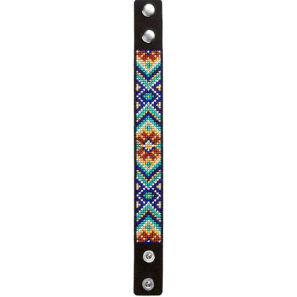 Bracelet Needlecraft Kit - Cross Stitch Kits on Leather