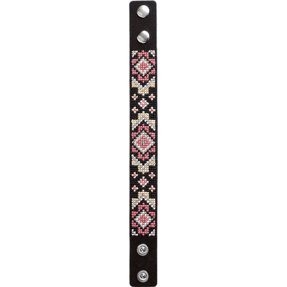 Bracelet Needlecraft Kit - Cross Stitch Kits on Leather