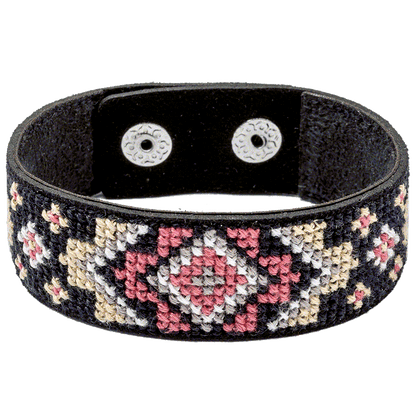 Bracelet Needlecraft Kit - Cross Stitch Kits on Leather